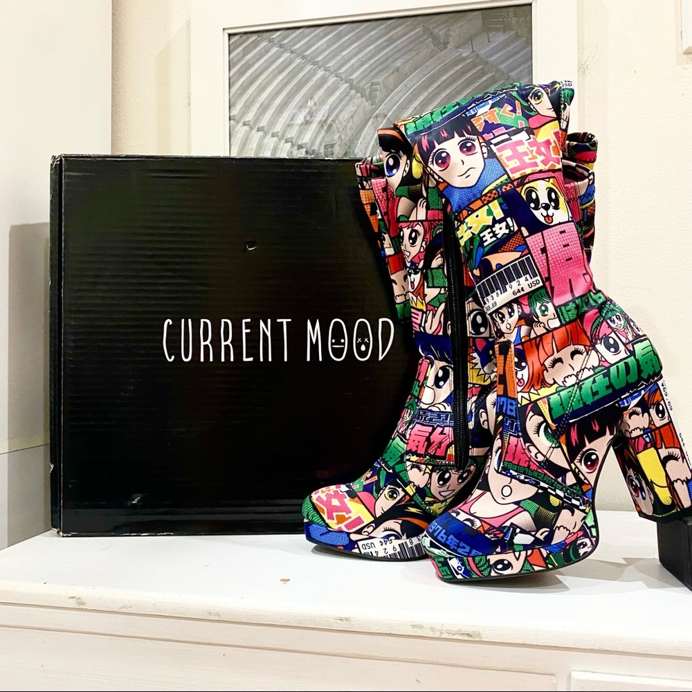 Anime Comic Book Thigh High Boots